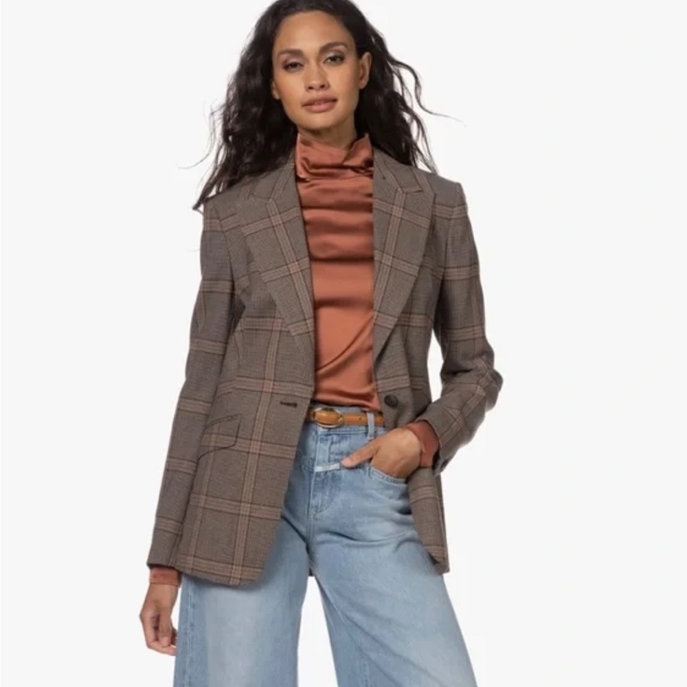Rag & Bone Bianca Plaid Blazer